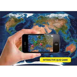 Ravensburger (19308) - "Satelittenweltkarte" - 1000 Teile Puzzle