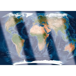 Ravensburger (19308) - "Satelittenweltkarte" - 1000 Teile Puzzle