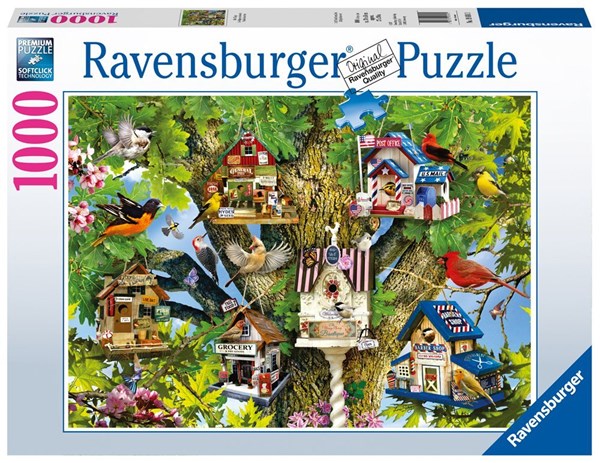 Ravensburger (19691) - Lori Schory: "Bird Village" - 1000 Teile Puzzle