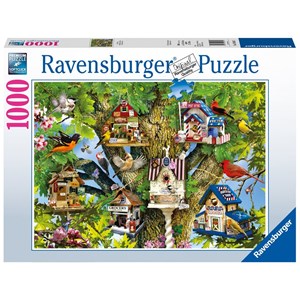 Ravensburger (19691) - Lori Schory: "Bird Village" - 1000 Teile Puzzle