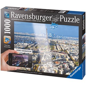 Ravensburger (19302) - "Über den Dächern von Paris" - 1000 Teile Puzzle