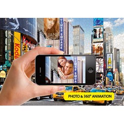 Ravensburger (19306) - "Treiben am Times Square" - 1000 Teile Puzzle