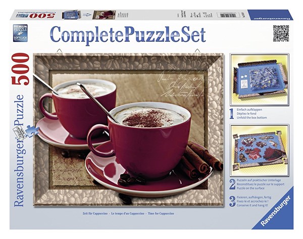 Ravensburger (14892) - "Zeit für Cappuccino" - 500 Teile Puzzle