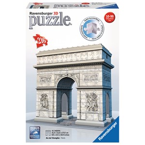 Ravensburger (12514) - "Triumphbogen Paris" - 216 Teile Puzzle