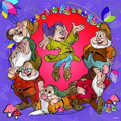 Ravensburger (15202) - "Schneewittchen und die sieben Zwerge" - 500 Teile Puzzle