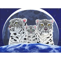 Grafika (02580) - Schim Schimmel: "Loving Family" - 300 Teile Puzzle