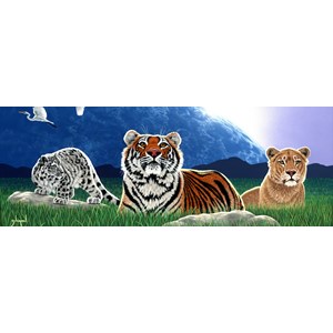 Grafika (02602) - Schim Schimmel, William Schimmel: "Shared World" - 2000 Teile Puzzle