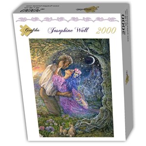 Grafika (T-00541) - Josephine Wall: "Love Between Dimensions" - 2000 Teile Puzzle
