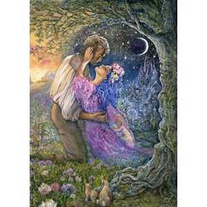 Grafika (T-00544) - Josephine Wall: "Love Between Dimensions" - 500 Teile Puzzle