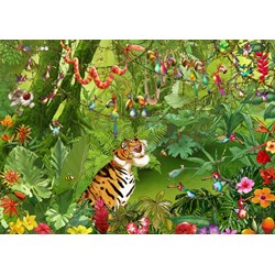 Grafika (T-00545) - François Ruyer: "Jungle" - 2000 Teile Puzzle