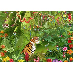 Grafika (T-00546) - François Ruyer: "Jungle" - 1500 Teile Puzzle