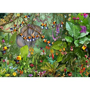 Grafika (T-00552) - François Ruyer: "Jungle" - 500 Teile Puzzle