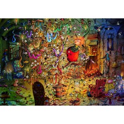 Grafika (T-00562) - François Ruyer: "Hexe" - 1500 Teile Puzzle