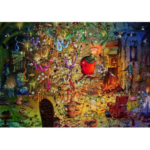 Grafika (T-00562) - François Ruyer: "Hexe" - 1500 Teile Puzzle