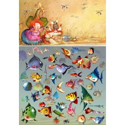 Grafika Kids (01974) - François Ruyer: "Hexe" - 100 Teile Puzzle