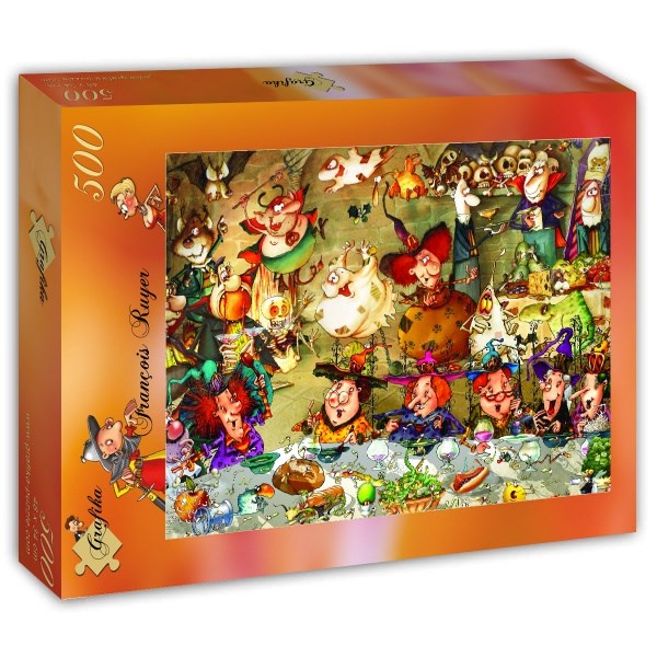 Grafika (T-00576) - François Ruyer: "Hexen" - 500 Teile Puzzle