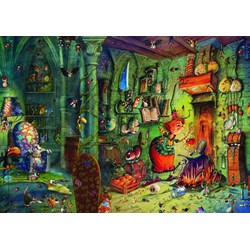 Grafika (T-00581) - François Ruyer: "In der Küche!" - 2000 Teile Puzzle