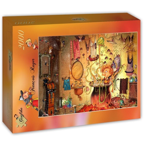 Grafika (T-00589) - François Ruyer: "The Bath" - 2000 Teile Puzzle