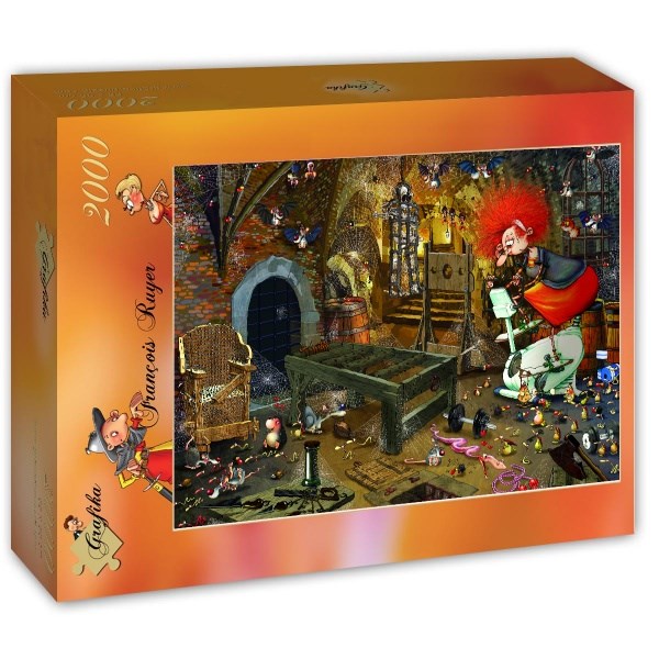 Grafika (T-00593) - François Ruyer: "Sports Hall" - 2000 Teile Puzzle