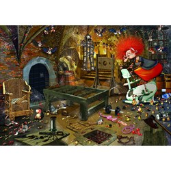 Grafika (T-00594) - François Ruyer: "Fitnessraum" - 1500 Teile Puzzle