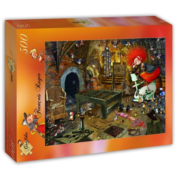 Grafika (T-00596) - François Ruyer: "Fitnessraum" - 500 Teile Puzzle