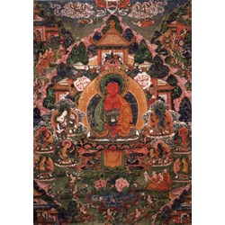 Grafika (T-00601) - "Buddha Amitabha in His Pure Land of Suvakti" - 1500 Teile Puzzle