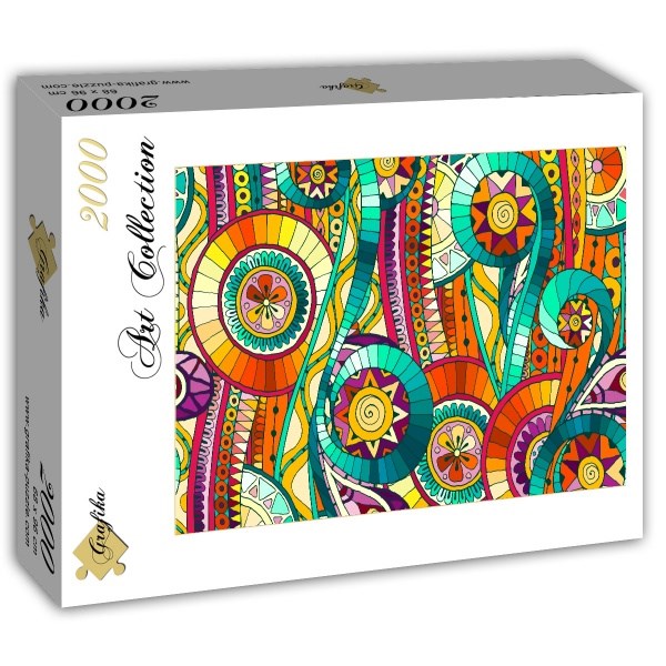 Grafika (T-00610) - "Abstract art" - 2000 Teile Puzzle