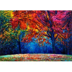 Grafika (T-00616) - "Autumn Forest" - 1000 Teile Puzzle