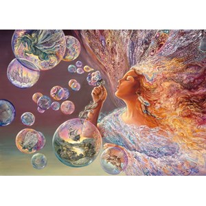 Grafika (T-00626) - Josephine Wall: "Bubble Flower" - 500 Teile Puzzle