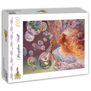 Grafika (T-00626) - Josephine Wall: "Bubble Flower" - 500 Teile Puzzle