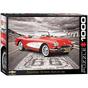 Eurographics (6000-0665) - "1957 Corvette" - 1000 Teile Puzzle