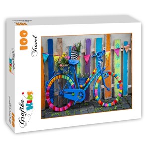 Grafika Kids (01984) - "Mein schönes buntes Fahrrad" - 100 Teile Puzzle
