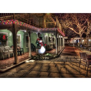 Grafika (T-00664) - "Schneemann" - 500 Teile Puzzle