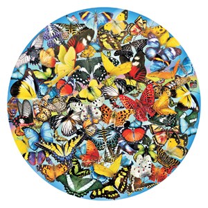 SunsOut (34953) - Lori Schory: "Butterflies in the Round" - 1000 Teile Puzzle