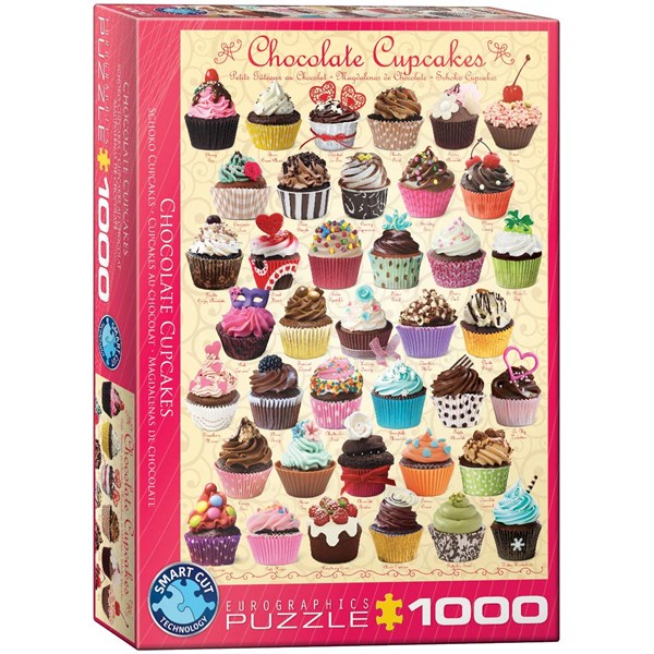 Eurographics (6000-0587) - "Shokoladen Cupcakes" - 1000 Teile Puzzle