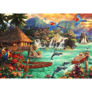 Grafika (T-00710) - Chuck Pinson: "Island Life" - 2000 Teile Puzzle