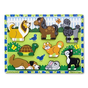 Melissa and Doug (3724) - "Pets" - 8 Teile Puzzle