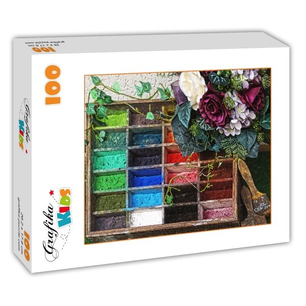 Grafika Kids (02014) - "Gemälde Komposition" - 100 Teile Puzzle