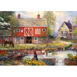Grafika (T-00759) - Chuck Pinson: "Reflections On Country Living" - 2000 Teile Puzzle