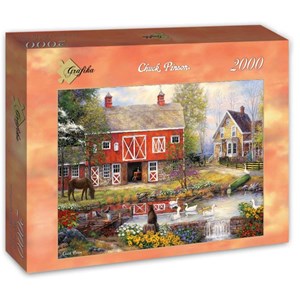 Grafika (T-00759) - Chuck Pinson: "Reflections On Country Living" - 2000 Teile Puzzle