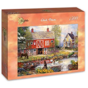 Grafika (T-00760) - Chuck Pinson: "Reflections On Country Living" - 1500 Teile Puzzle