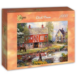Grafika (T-00761) - Chuck Pinson: "Reflections On Country Living" - 1000 Teile Puzzle