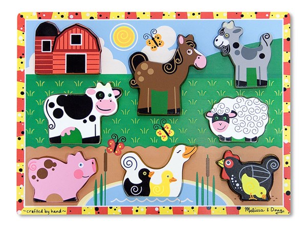 Melissa and Doug (3723) - "Farm" - 8 Teile Puzzle