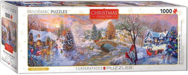Eurographics (6010-5331) - Nicky Boehme: "Mit dem Schlitten zur Oma" - 1000 Teile Puzzle