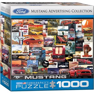 Eurographics (8000-0748) - "Ford Mustang Advertising Collection" - 1000 Teile Puzzle