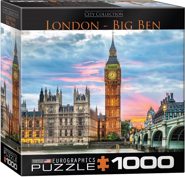 Eurographics (8000-0764) - "London, Big Ben" - 1000 Teile Puzzle
