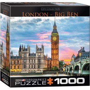 Eurographics (8000-0764) - "London, Big Ben" - 1000 Teile Puzzle