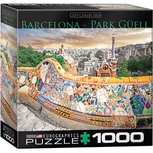 Eurographics (8000-0768) - "Barcelona Park Güell" - 1000 Teile Puzzle