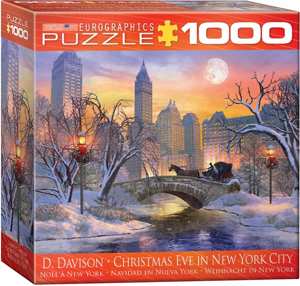 Eurographics (8000-0915) - Dominic Davison: "Weihnacht in New York" - 1000 Teile Puzzle