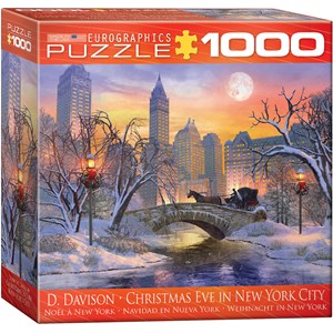 Eurographics (8000-0915) - Dominic Davison: "Weihnacht in New York" - 1000 Teile Puzzle